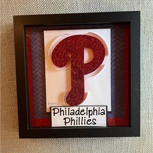 ⚾️ Phillies wall hanging 9x9